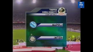 200708 Trofeo Birra Moretti  1  08082007 NapoliINTER 02 StankovicDSuazo Canale5 [upl. by Ecinrev]