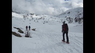 Le MERCANTOUR  Rando Raquettes à ISOLA 2000 [upl. by Tnahsin]