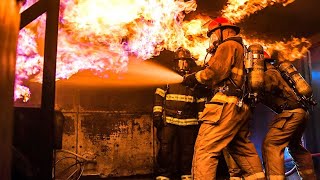 Shipboard firefighting 🔥🧯 Fighting fires on 🇺🇸 US Navy ships [upl. by Consuelo264]