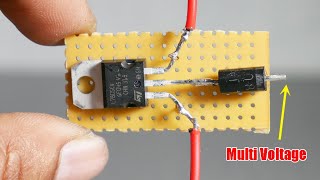 Multi Voltage Regulator Circuit Make Very Simple [upl. by Elorak645]