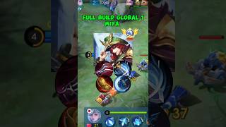 Full Build Global 1 Miya  Penjelasannya  Top Global Miya  MLBBtopglobalmiyamlbbanalysis [upl. by Hepsiba]