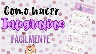 COMO HACER INFOGRAFÍAS FÁCILMENTE [upl. by Vanessa845]