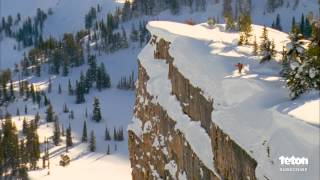 World Record Ski Jump  255 Foot Cliff [upl. by Gherlein]