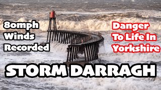 Storm Darragh Whitby  Day 1 Part 1 More to follow [upl. by Willis]