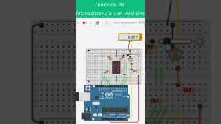 simulation ldr 7 segment display amp arduino en tinkercad [upl. by Linder]