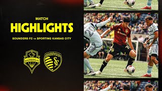 HIGHLIGHTS Seattle Sounders FC vs Sporting Kansas City  May 07 2023 [upl. by Annoeik969]