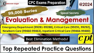 CPT Evaluation and Management Emergency Department Critical Care and Newborn Care Services [upl. by Hendry]