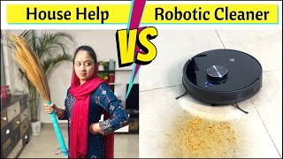 Maid VS Robotic Cleaner  Honest Comparison  MecTURING S9 Pro Robotic Vacuum Cleaner Review [upl. by Oigres]