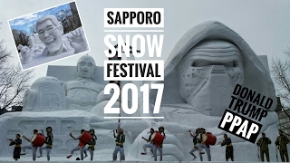 68th Sapporo Snow Festival 2017 PPAP [upl. by Nehr]