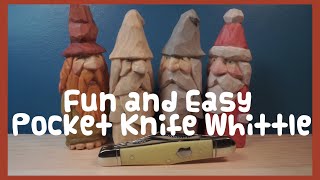 Easy Pocket Knife Whittles [upl. by Nixie]