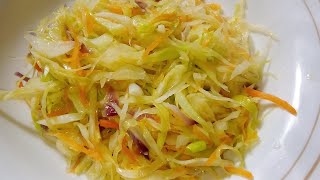 How to cook steamed cabbage Steamed cabbage recipe Sarah kims kitchen [upl. by Wolfram]