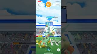 Defeating Mega Sceptile Pokemon Go pokemongo 2024 [upl. by Sucirdor632]