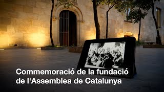 Commemoració de la fundació de lAssemblea de Catalunya [upl. by Releyks885]