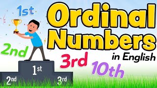 ordinal Numbers  Learn Ordinal Numbers from 1 तो 10 Ordinal Numbers in english [upl. by Fredela]