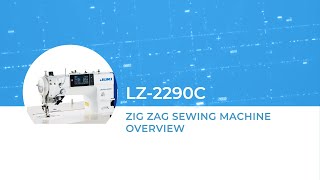 JUKI LZ2290C Series Zig Zag Sewing Machine Overview [upl. by Ballou671]