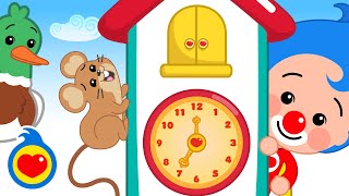 Hickory Dickory Dock de Animales  Canciones Infantiles  Plim Plim [upl. by Biegel]