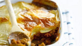 Recette  Moussaka végétarienne rapide [upl. by Beera]