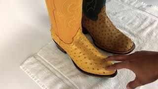 How To Know If Your Ostrich Boots Are Real Or Print [upl. by Stan]