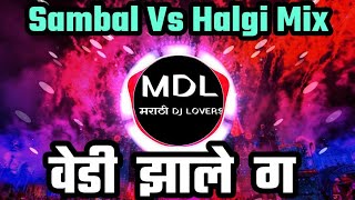 Vedi Zale Ga  SAMBAL VS HALGI MIX  DJ Rajan amp Tejas TK [upl. by Jahdiel]