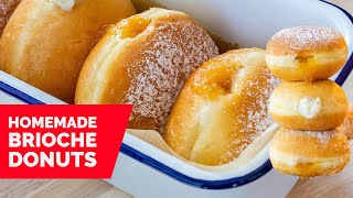 Homemade Brioche Doughnuts  Donuts Recipe  The Introvert Kitchen [upl. by Adlev605]