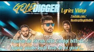 BOHEMIA  Lyrics Video of Only HD Rap in Gold Digger By quotBohemiaquot amp quotGudLuckquot [upl. by Fernyak]