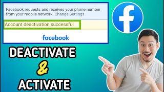 HOW TO DEACTIVATE AND ACTIVATE FACEBOOK ACCOUNT 2022 PAANO MAG DEACTIVATE AT ACTIVATE NG ACCOUNT [upl. by Maples]