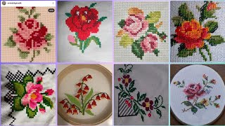 Gorgeous cross stitch patterns countable embroidery charsutikarhailatest dosuti design ideas2024 [upl. by Krasnoff]