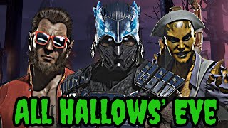 MK11  All Hallows’ Eve Skin Showcase All Skins Gear Intros amp Victories  HD1080p 60fps [upl. by Eivla]