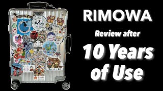 Review of Rimowa Suitcase after 10 Years of Use [upl. by Esinned]