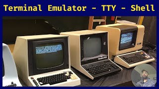 Linux  Unix  Windows  Mac  Terminal Emulators  Terminals TTY Teletypewriter amp Shells [upl. by Vaughn]