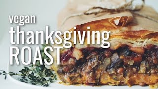 vegan Thanksgiving roast  hot for food [upl. by Adnuhsor]