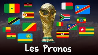 Mes pronostics des qualifications coupe du monde zone Afrique [upl. by Amir]