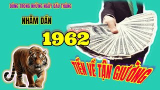 Thầy Tử Vi ấn định Trong 13 ngày tới  Tử Vi Nhâm Dần 1962  có số phát tài tiền về tận giường [upl. by Bilow159]