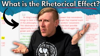 EASIER How to Identify the RHETORICAL EFFECT While Annotating  AP® Lang Q2 [upl. by Yddeg]