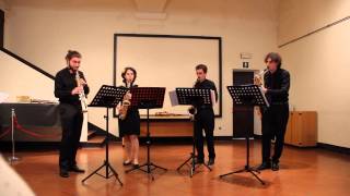 The Easy Winners Scott Joplin  Ferrara Saxophone Quartet [upl. by Kalagher]