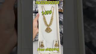 CJ jewellers collection7  Imitation jewellery collection  wholesale prices  📲9632804254 [upl. by Annoiek]