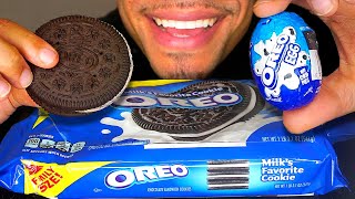 ASMR OREO ICE CREAM SANDWICH PARTY EGG MUKBANG CONES MCDONALDS OREO MCFLURRY EATING SOUNDS [upl. by Center]