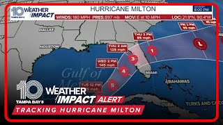 TRACKING HURRICANE MILTON  10 Tampa Bay gives live updates on latest track [upl. by Ledba390]