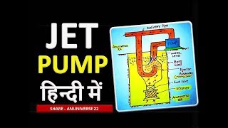 JET PUMP हिन्दी WORKING  ANUNIVERSE 22 [upl. by Tireb82]