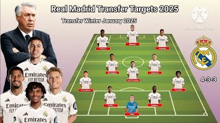 Potential Line Up Real Madrid With Enzo  Saliba amp Arnold Season 20242025  Transfer Winter 2025 [upl. by Edgell251]