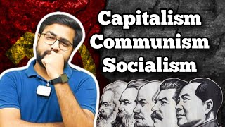 Capitalism vs Communism vs Socialism पूंजीवादसाम्यवादसमाजवाद  By Ankit [upl. by Ahsilek985]