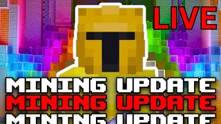 🔴 MINING UPDATE NO WAY MINING BUFFS  Hypixel Skyblock [upl. by Remsen]