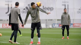 Cristiano Ronaldo Extraordinary Skills amp Tricks in Training 2019 [upl. by Unhsiv844]