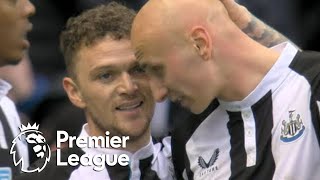 Kieran Trippier free kick gives Newcastle United lead v Villans  Premier League  NBC Sports [upl. by Tennek]