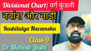 Divisional chart वर्ग कुंडली9Rashi Tulya Navamsha and other concept by Dr Mahesh Joshi [upl. by Gean53]