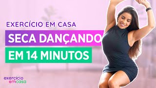 Emagreça Dançando em 14 minutos Treino em Casa [upl. by Ivory821]