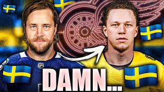 VICTOR HEDMAN JUST SAID THIS ABOUT LUCAS RAYMOND DETROIT RED WINGS NEWS [upl. by Netsuj]