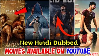 Top 10 New South Indian Hindi Dubbed Blockbuster Movies On YouTube and OTT Kanguva Movie Hindi 2024 [upl. by Valerye]