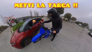 PROVO IL MIO YZF 450 SENZA TARGA❌  Sembra un B0RGH3SE 🚨🚔 [upl. by Airekal588]