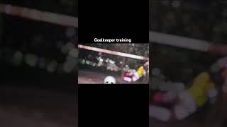 Goalkeeper training😱 goalkeepertraining viralshorts ytcreator [upl. by Kenwee]